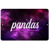 Makoroni - Pandas - Street Sign 12"x18" Aluminum, Des b73 view 1
