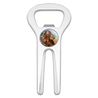 GRAPHICS & MORE Wizard of Oz Lion Character Golf Golfing Divot Repair Tool Bottle Opener