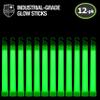 Swiss Safe Premium 6" Glow Sticks - Extra Bright, 12+ Hour Duration, Emergency Ready (Green 12-Pack) view 2