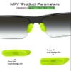 Mryok Replacement Nosepiece Nosepad for Oakley Fast Jacket/Flak 2.0/Flak Jacket XLJ/Half Jacket Sunglass - Green view 2