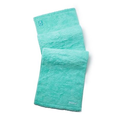 FACESOFT Eco Friendly Gym Towel for Working Out - Soft and Absorbent Cotton Exercise - No Synthetic Microfibers or Plastics - Sweat Towel for Gym, Fitness, Sports, Yoga - Aqua - 1 Pc