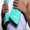 FACESOFT Eco Friendly Gym Towel for Working Out - Soft and Absorbent Cotton Exercise - No Synthetic Microfibers or Plastics - Sweat Towel for Gym, Fitness, Sports, Yoga - Aqua - 1 Pc view 4