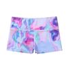 Moily Girls Tie Dye Boycut Dance Shorts Gym Workout Yoga Booty Short Gymnastics Hot Pants Colorful 10 view 3