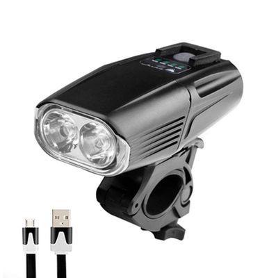 USB Charging Ride Headlight Led Flashlight Night Bike Mountain Bike Bright Light T6 Bike Light