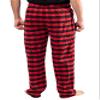 Ultra Game NBA Mens Sleepwear Super Soft Flannel Pajama Loungewear Pants, Red, Small view 2