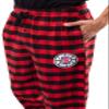Ultra Game NBA Mens Sleepwear Super Soft Flannel Pajama Loungewear Pants, Red, Small view 4