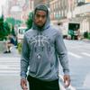 Ultra Game Men's NBA Official Super Soft Lightweight Hoodie Sweatshirt, Milwaukee Bucks, Heather Charcoal , XX-Large view 4