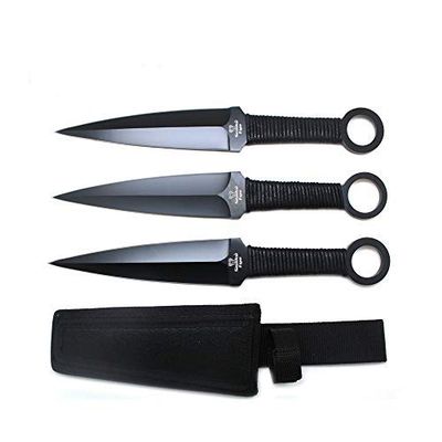 Snake Eye Tactical Full-Tang Throwing-Knife With Sheath