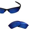 BLAZERBUCK Polycarbonate Polarized Replacement Lenses for Oakley Bottle Rocket OO9164 - Midnight Blue AR Coated view 2