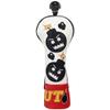 Craftsman Golf Rescue Hybrid Headcover Embroidery Bomb, Red and White PU Leather Golf Head Covers Hybrid (Hybrid Cover UT) view 1