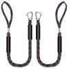 Botepon Boat Bungee Dock Lines with 316 Stainless Clips - Shock-Absorbing Jet Ski Dock Line, PWC Accessories, Boat Mooring Line/Tie Downs for Bass Boat, Fishing Pontoon, Dinghy - 4Feet view 1