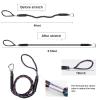 Botepon Boat Bungee Dock Lines with 316 Stainless Clips - Shock-Absorbing Jet Ski Dock Line, PWC Accessories, Boat Mooring Line/Tie Downs for Bass Boat, Fishing Pontoon, Dinghy - 4Feet view 2