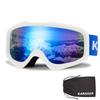 Karsaer Ski Goggles Anti-Fog Snow Goggles OTG 100% UV Protection Snowboard Goggles Bendable Dual-Lenses for Men Women Youth view 1