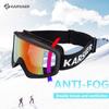 Karsaer Ski Goggles Anti-Fog Snow Goggles OTG 100% UV Protection Snowboard Goggles Bendable Dual-Lenses for Men Women Youth view 3