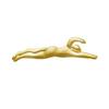 Crown Awards .25" x 1" Swimming Pins, Chenille Pins Perfect Chenille Swimming Gold Lapel Pins to Reward Everyone On The Male Swimming Team 20 Pack Prime view 1