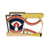 1.25" x 1" Baseball Little League Pins, Perfect All Star Little League Gold Lapel Pins For Baseball Players 100 Pack view 1