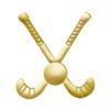Crown Awards 1" x 1" Field Hockey Pins, Sports Pins Great Field Hockey Gold Lapel Pins to Reward Field Hockey Players 50 Pack Prime view 1