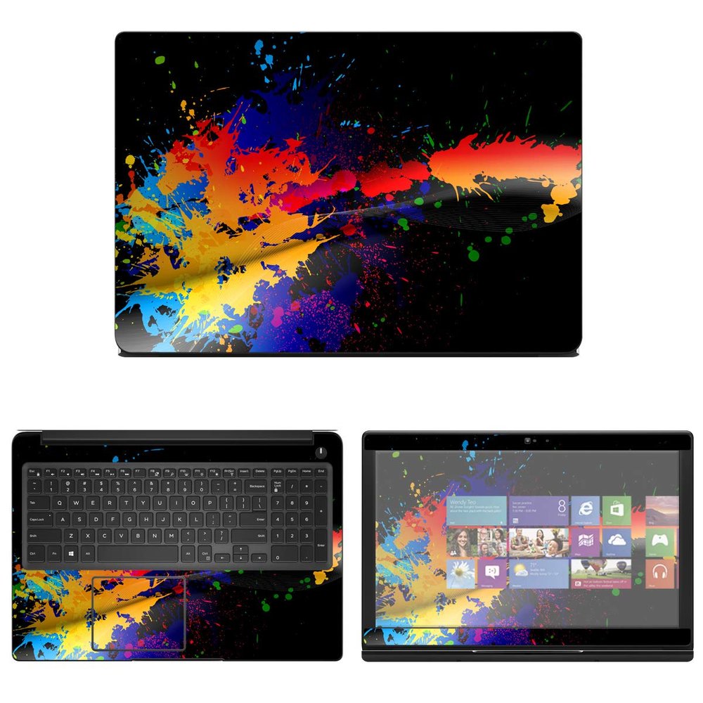 Decalrus - Protective Decal Paint Splatter Skin Sticker for Dell Latitude 3500 (15.6" Screen) case Cover wrap DElatitude15_3500-63