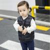 Toddler Boys Girls Winter Warm Waistcoat Coats Jacket for 1-5 Years Old Child Solid Striped Vest Outwear Clothes (18-24 Months, Black) view 3