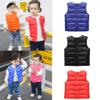 Moonker-Baby Tops Toddler Boys Girls Winter Warm Waistcoat Coats Jacket for 1-5 Years Old Child Solid Striped Vest Outwear Clothes (2-3 Years Old, Dark Blue) view 2