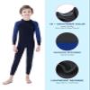 Dark Lightning 3/2mm Kids Wetsuit for Boys and Girls, Neoprene Thermal Swimsuit, Toddler/Junior/Youth One Piece Wet Suits for Scuba Diving,Blue/Size 12 view 3