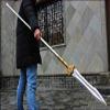 GLW Sword High Manganese Steel Phoenix Sword Spear Pike Lance Spearhead Steel Handle #041 view 2