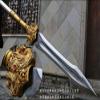 GLW Sword High Manganese Steel Phoenix Sword Spear Pike Lance Spearhead Steel Handle #041 view 3