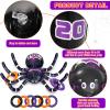 Max Fun Halloween Ring Toss Games for Kids, 2 Pack Inflatable Spiders Set Halloween Party Favor Supplies Holiday Carnival School Decoration Outdoor Indoor Spooky Creepy Game view 2