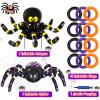 Max Fun Halloween Ring Toss Games for Kids, 2 Pack Inflatable Spiders Set Halloween Party Favor Supplies Holiday Carnival School Decoration Outdoor Indoor Spooky Creepy Game view 3