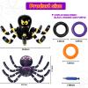 Max Fun Halloween Ring Toss Games for Kids, 2 Pack Inflatable Spiders Set Halloween Party Favor Supplies Holiday Carnival School Decoration Outdoor Indoor Spooky Creepy Game view 4
