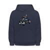 Spreadshirt ATV Racer Kids' Hoodie, L, navy view 1
