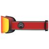 Giro Axis Adult Snow Goggles - BlackRed Element Strap with VIVID Ember/VIVID Infrared Lenses (2020) view 2