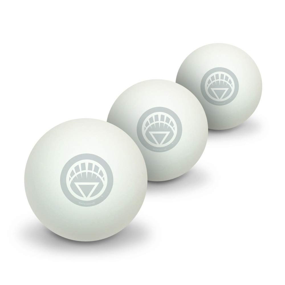 GRAPHICS & MORE Green Lantern Blackest Night White Lantern Logo Novelty Table Tennis Ping Pong Ball 3 Pack