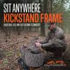 ALPS OutdoorZ Grand Slam Turkey Vest Featuring Removable Sit Anywhere Kickstand Frame and Fold-Away Seat, Large Game Bag, Cell Phone Use in Pocket, Standard, Mossy Oak Bottomland view 3