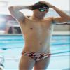 TYR Tracer-X Elite Racing Swim Goggles, Gold/Orange Mirrored view 3