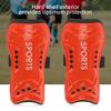 Soccer Shin Guards - A Pair Child Football Shin Pads,Child Soccer Shin Guards Soccer Shin Guards Leg Guards Sport Safety Protector For Shin Guards With Adjustable Strap(Red) view 3