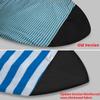 UCEDER Surfboard Sock Cover,Lightweight Stretch Board Bag for Sun Protection,Foldable Surfboard Sock Sleeve Perfect for Travel and Transportation(Blue and White, 6'0'') view 3