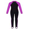 Freebily Kids Boys Girls Full Body Rash Guard Swimsuit Swimwear Sun Protection Long Sleeves Anti UV Swimming Costume Rose Red 8-9 view 3
