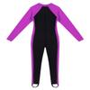 Freebily Kids Boys Girls Full Body Rash Guard Swimsuit Swimwear Sun Protection Long Sleeves Anti UV Swimming Costume Rose Red 8-9 view 4