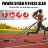 ECOTRIC Power Speed Sled & Harness Weighted Drag Sport Running Football Train Fit for 1-2 Inch Plates view 2