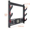 Wzqwzj Sword Holder Wall Mount Samurai Sword Display and Standard Sword 3-Tier view 2