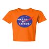 ALLNTRENDS Kids Youth T Shirt Hello 1st Grade Back to School Tee Cool Space (M, Orange) view 1