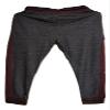 Umbro Mens Space Dyed French Terry Tapered Pants (Burgundy/Black, L) view 2