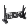 Eforlife Sword Stand Classical Weapon Display Stand Katana Genji Japanese Samurai Sword Blade Medieval Sword Stand Holder (2-Tier) view 1