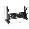 Eforlife Sword Stand Classical Weapon Display Stand Katana Genji Japanese Samurai Sword Blade Medieval Sword Stand Holder (2-Tier) view 2