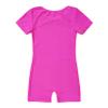 JEATHA Kids Boys Girls One Piece Bodysuit Short Sleeve Ballet Dance Leotard Gymnastics Sports Jumpsuit Purple 12 view 4