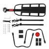 RidingEASY Aluminum Alloy Rear Seat Quick Release Cargo Rack, Adjustable Luggage Carrier with Reflector, 50kg Weight Capacity view 2