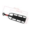 RidingEASY Aluminum Alloy Rear Seat Quick Release Cargo Rack, Adjustable Luggage Carrier with Reflector, 50kg Weight Capacity view 3