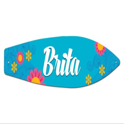 Makoroni - Brita - Surfer Sign 4.25"x17" Aluminum, St# e62