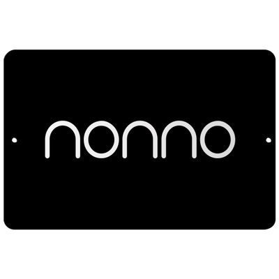 Makoroni - Nonno - Street Sign 12"x18" Aluminum, Des y59